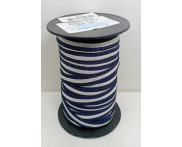 Cadarço 10 mm BIC - Marinho / Branco  - 50 metros